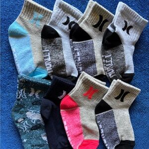 Hurley Toddler Socks Sz 12-24 Months